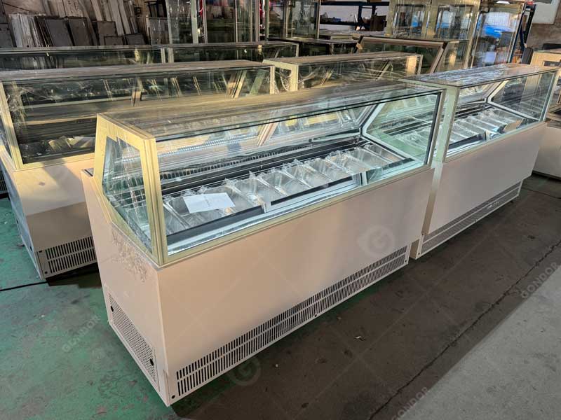 Portable ice cream display cabinet for events Bolivia