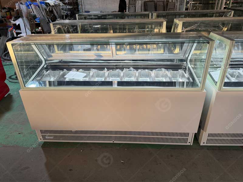 Ice cream freezer display cabinet for sale in Bolivia