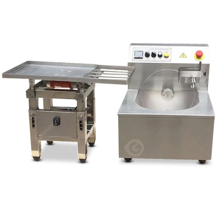Commercial chocolate tempering wheel machine for professional chocolatiers