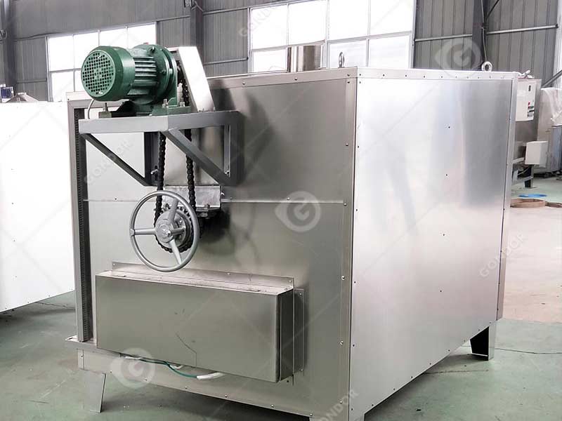 Cocoa roasting machine for nutraceutical and health food applications