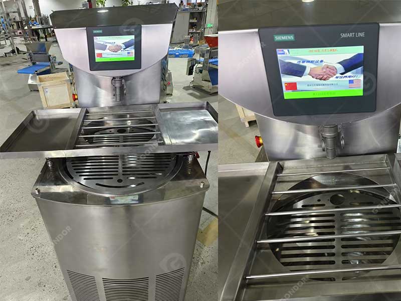 60L vertical chocolate tempering machine front view