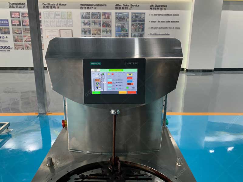 Qatar chocolate workshop receiving machine