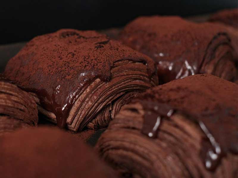 Modern cocoa powder making process with quality control