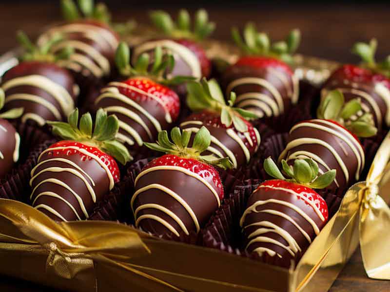 Small - sized chocolate covered strawberries machine for local shops