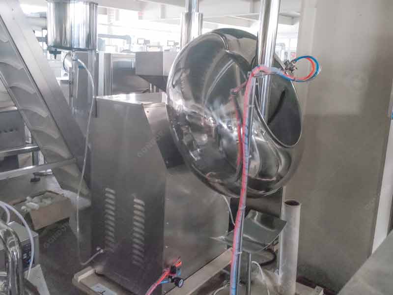 High - speed chocolate dragee machine for commercial use