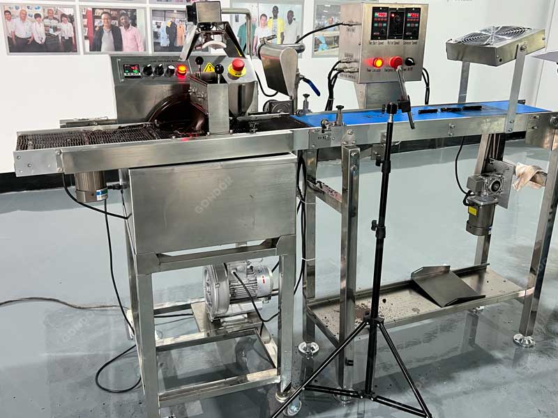 Industrial chocolate enrober machine for sale | High capacity coating solutions
