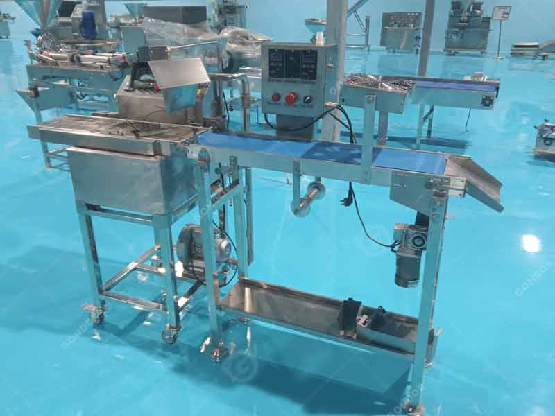 Affordable chocolate enrobing machine price for small - scale producers