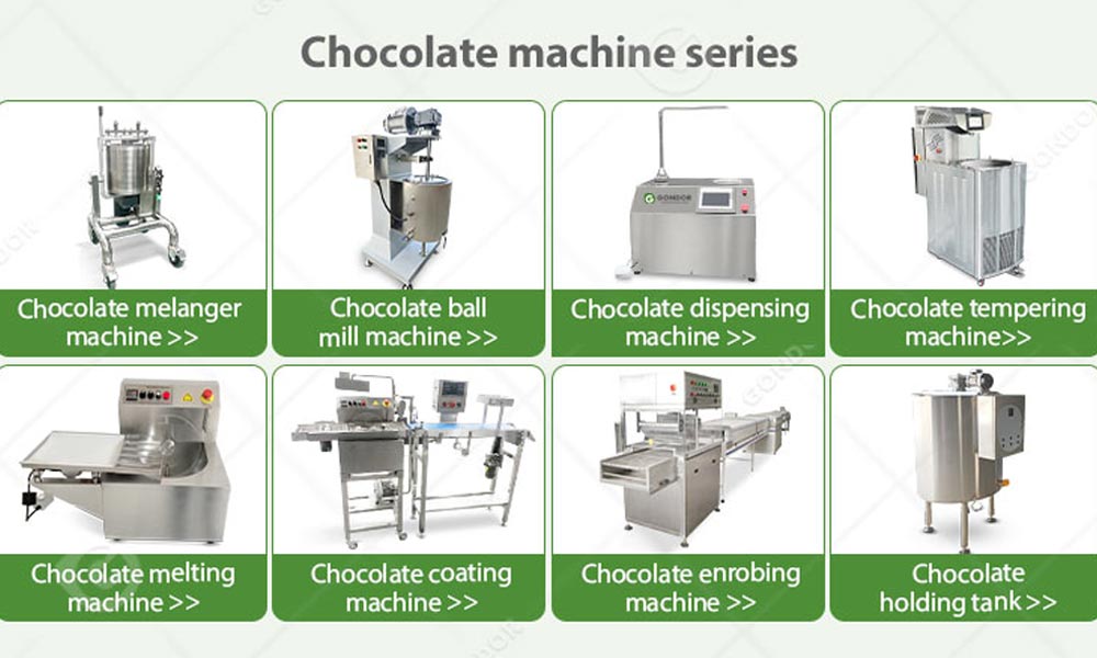 full set of commercial chocolate making equipment