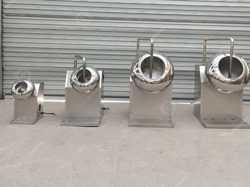Industrial-grade chocolate coater machine