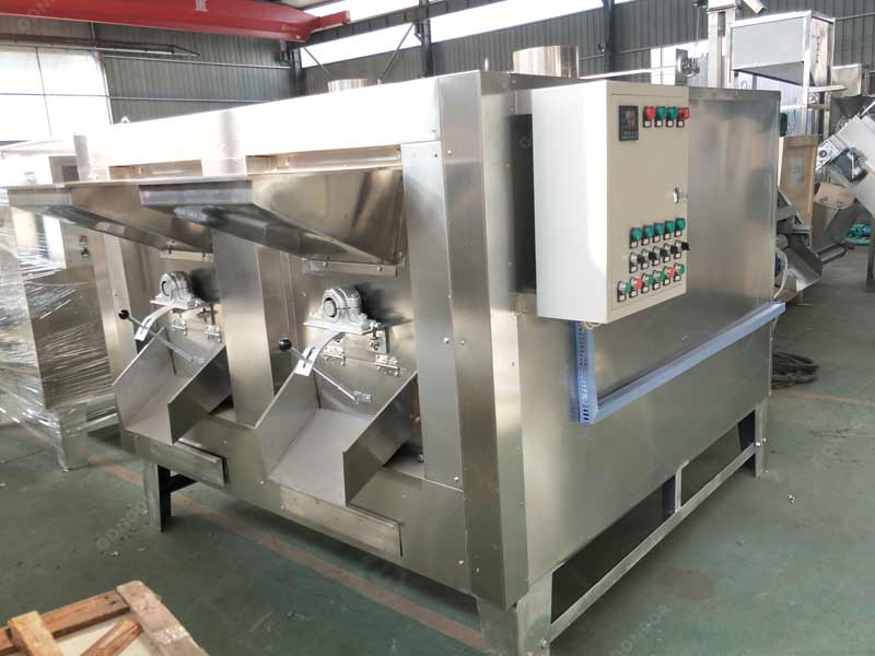 Efficient cocoa powder making process with low waste