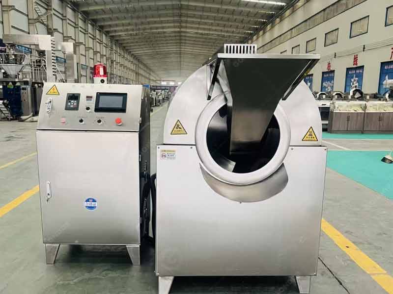 Industrial - grade cacao bean roaster for large - scale factories