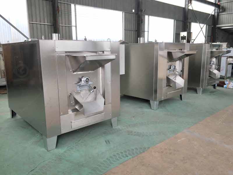 Energy - efficient cacao bean roaster for sustainable production