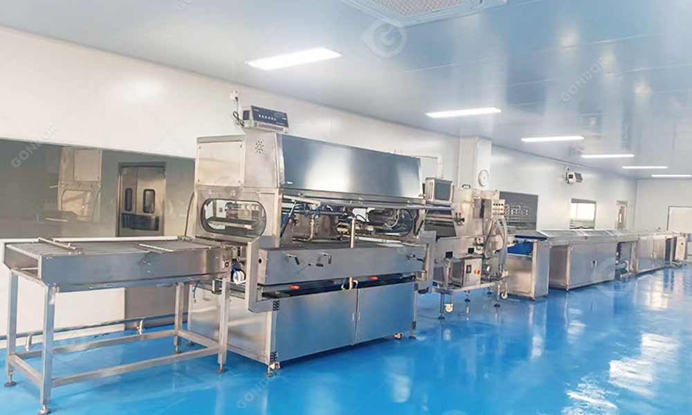large - scale industrial chocolate making machine