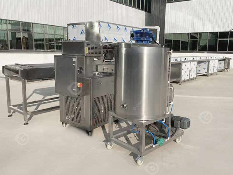automatic chocolate enrobing machine for sale