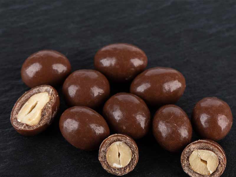 Best nuts for panning in dark chocolate