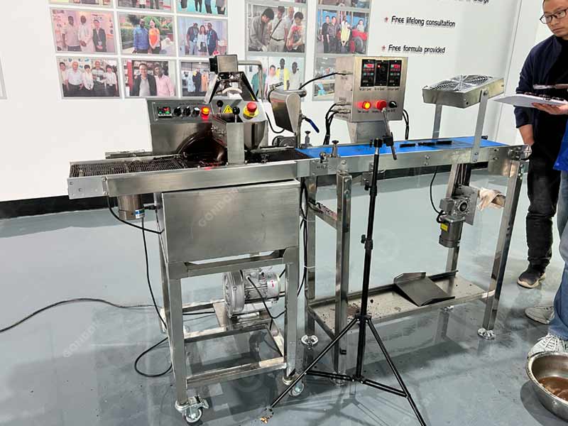 commercial - use chocolate enrobing machine for sale
