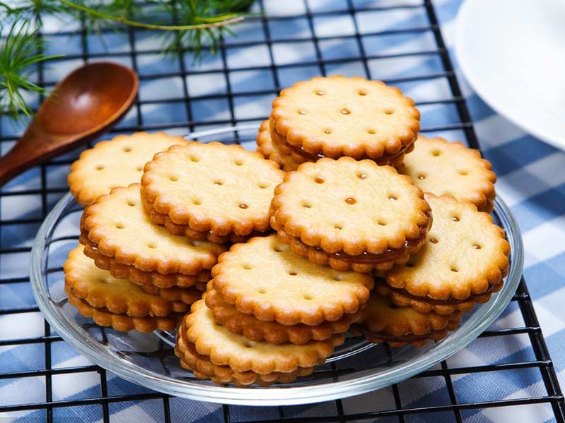Halbautomatische Keks-Sandwichmaschinen für mittelgroße Fabriken