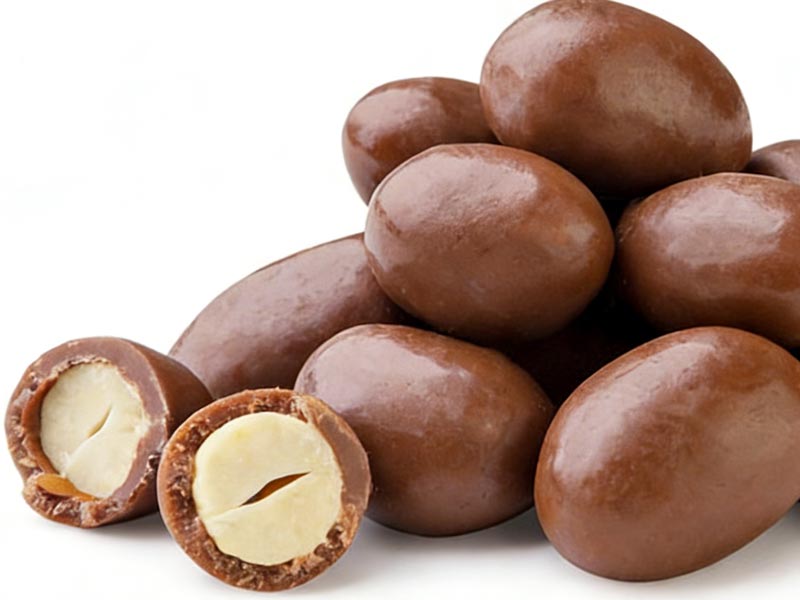 Linea di produzione di gocciolamento di cioccolato per chicchi di sandwich al cioccolato