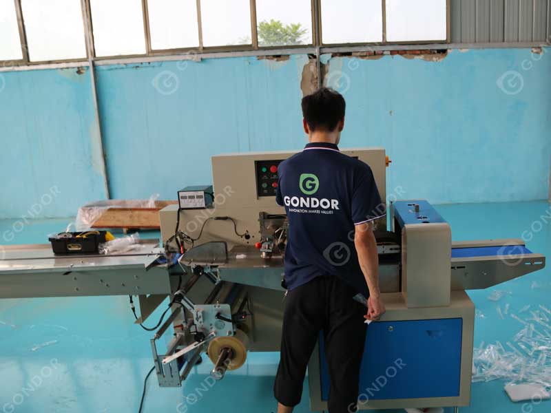 Yastık Paketleme Makinası Canlı Çekim6
