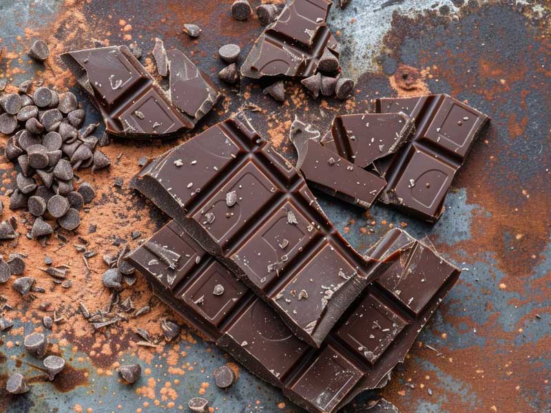 quel est le processus de fabrication commerciale des barres de chocolat