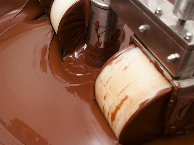 Broyage de chocolat