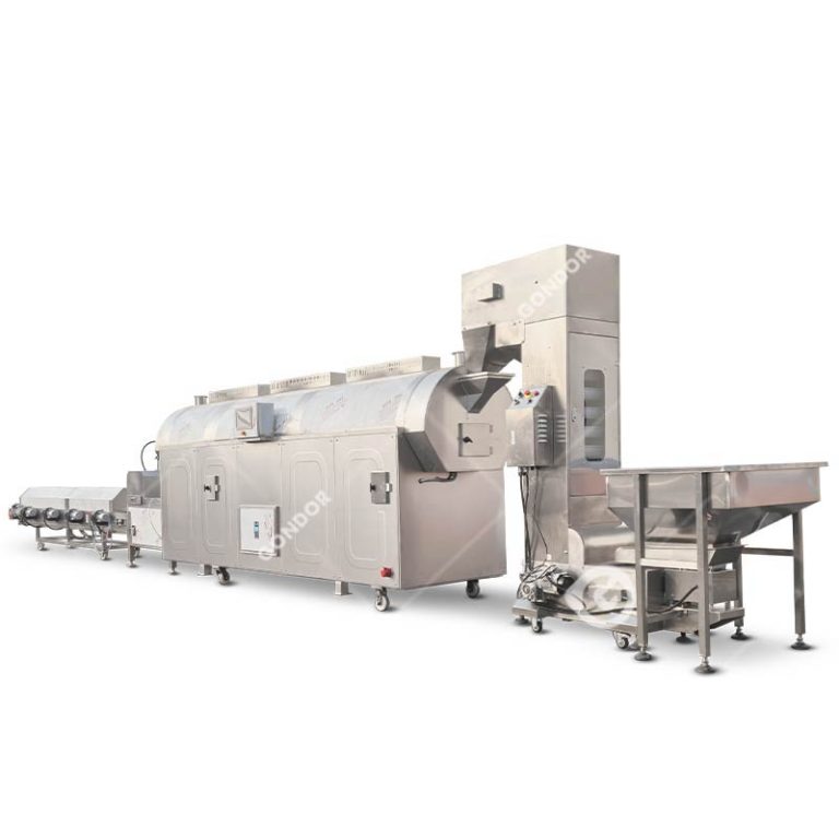 industrial cocoa bean roasting machine