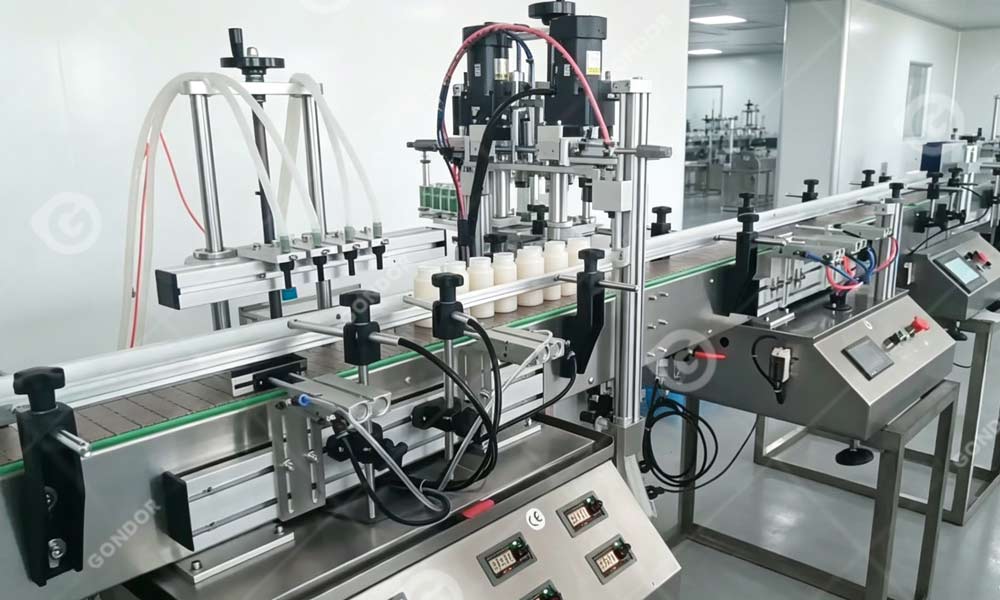 línea de producción de llenado automático