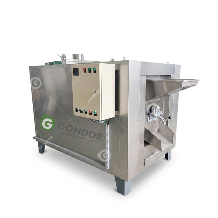 temperature controlled cacao roasting machine