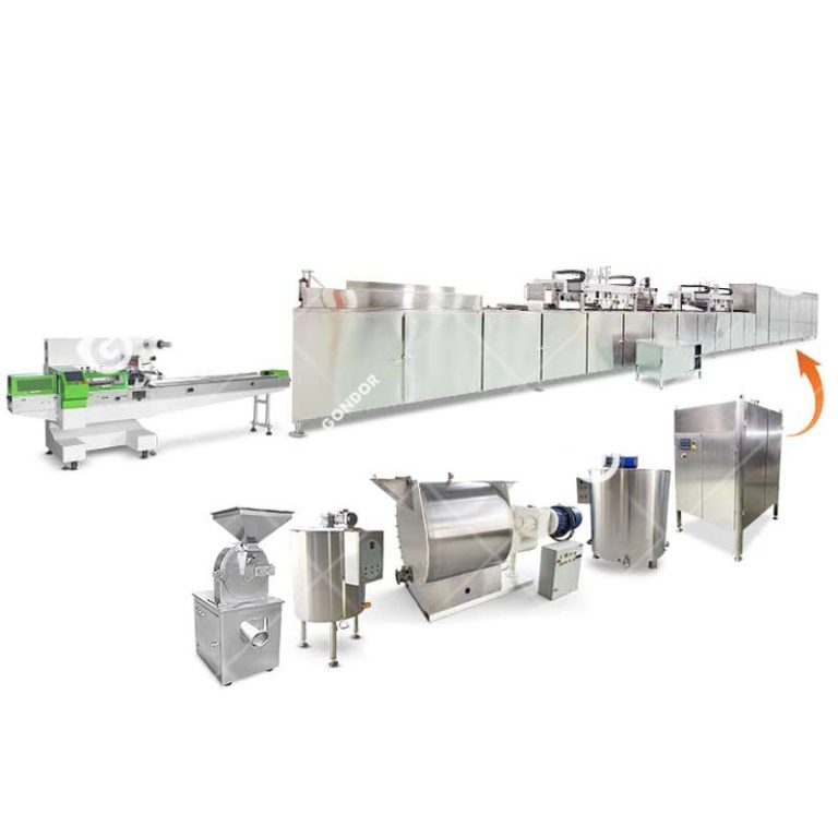 automatic chocolate chip production line