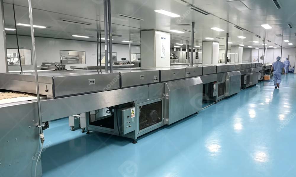 máquina automática para hacer chispas de chocolate