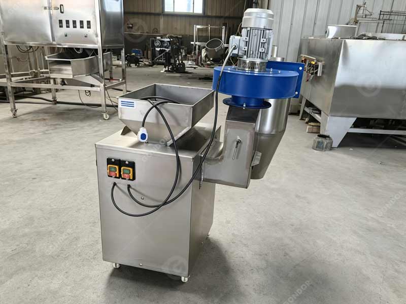 cocoa bean shelling and cracking machine